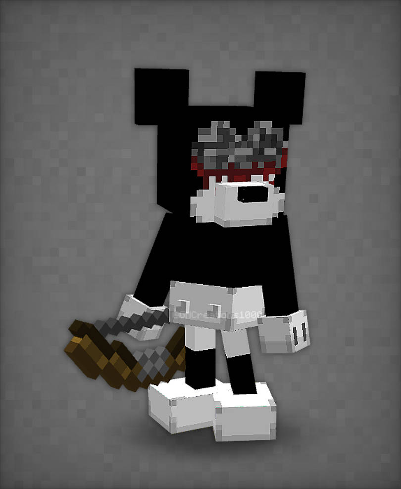 Relapsed Suicide Mouse in Minecraft by GMCreations1000 on DeviantArt