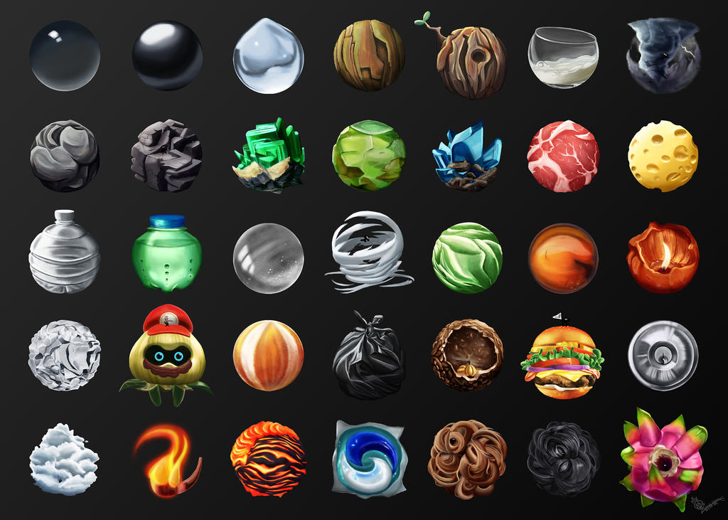 Material Studies by Zyiteart on DeviantArt
