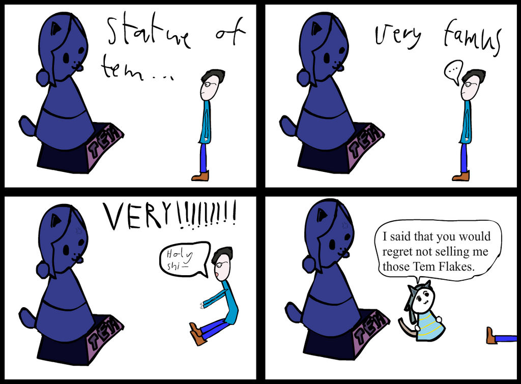 Statue of Tem comic by Jono997 on DeviantArt