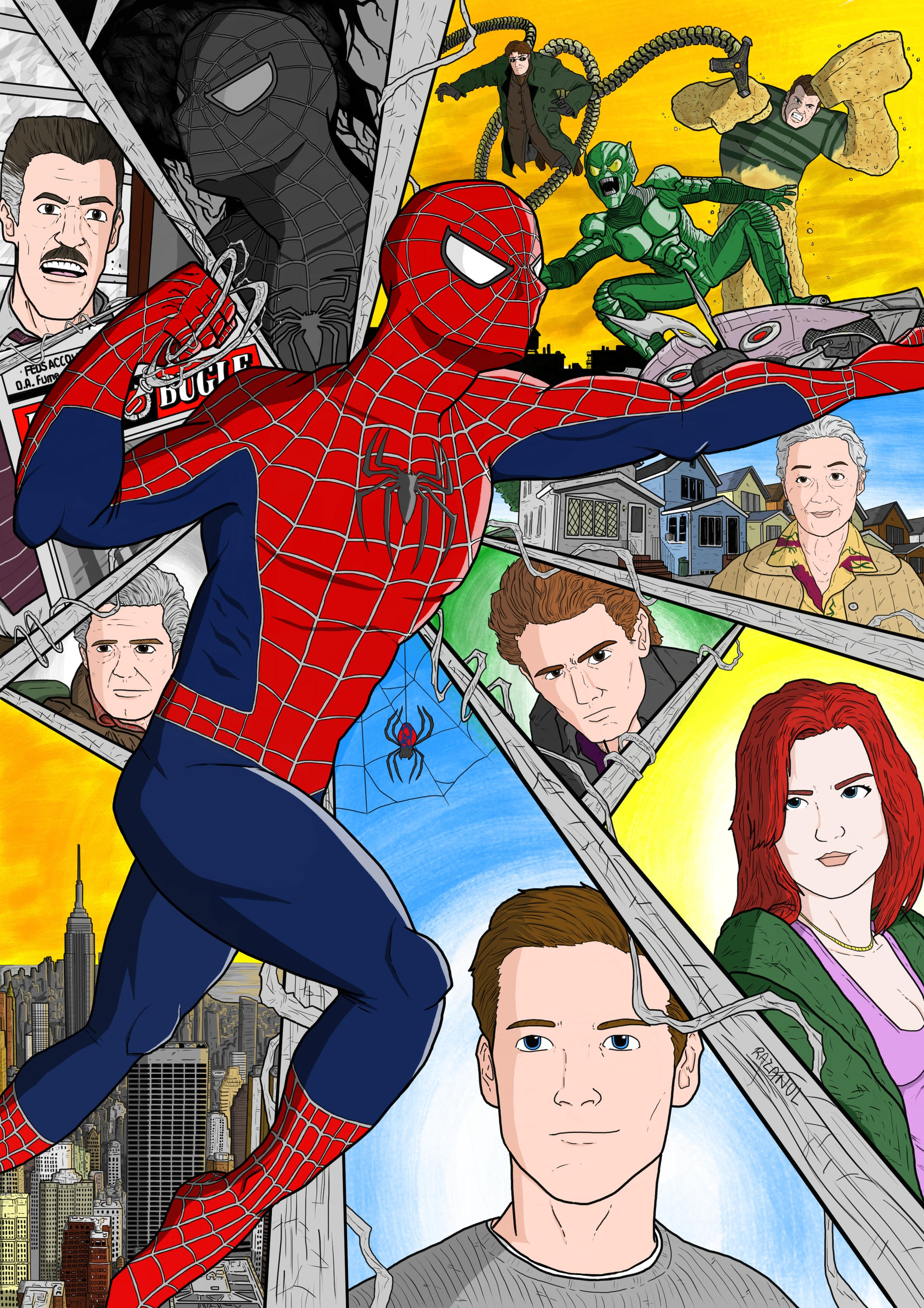 Sam Raimi's Spider-Man Trilogy by Razanul on DeviantArt