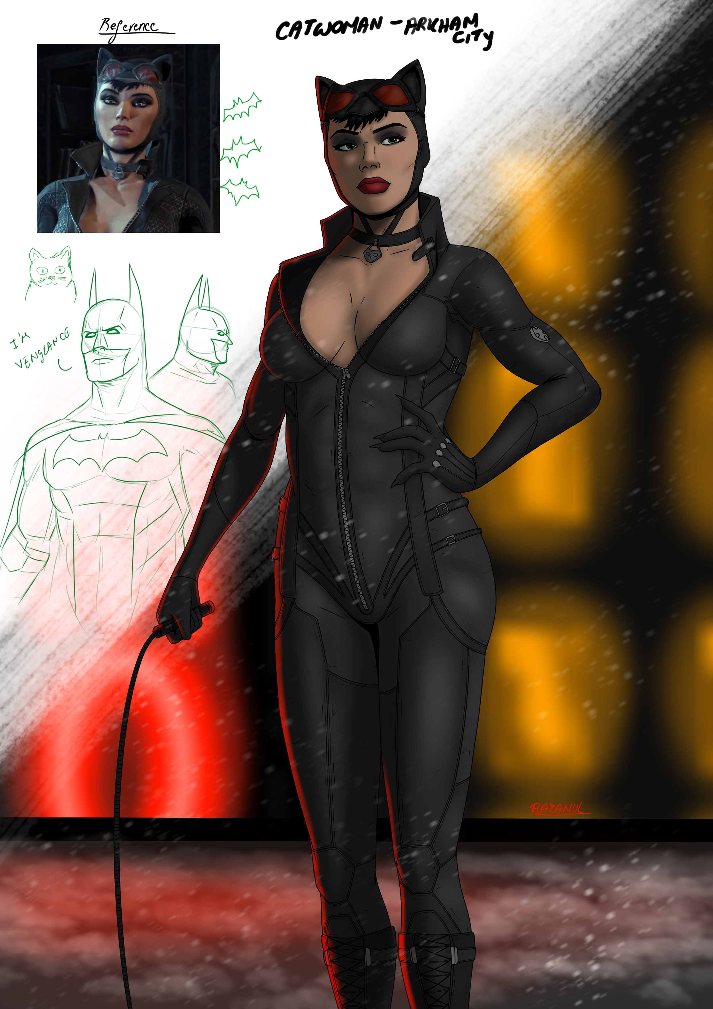 Catwoman - Arkham City - character practice by Razanul on DeviantArt