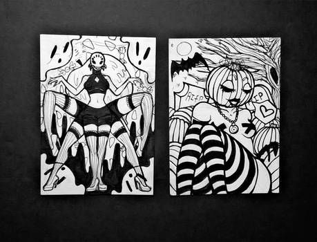 halloween atcs