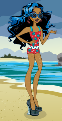 Monster High Fan Art-Gloom Beach_Robecca Steam