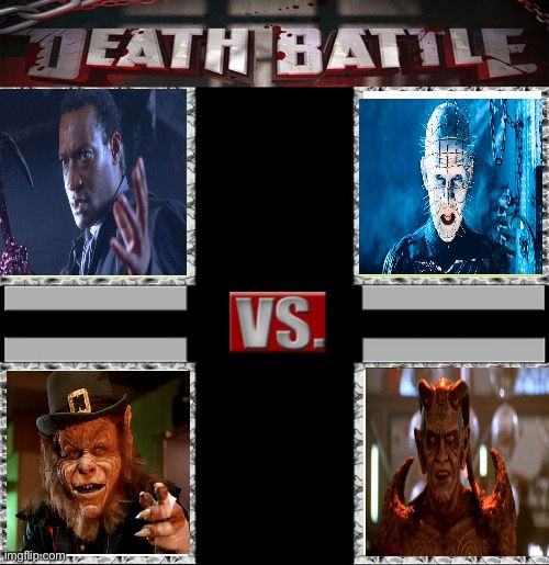 Candyman vs Pinhead vs Djinn vs Lubdan by terius11 on DeviantArt