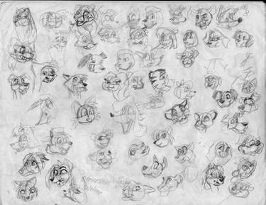 100 heads and poses P22