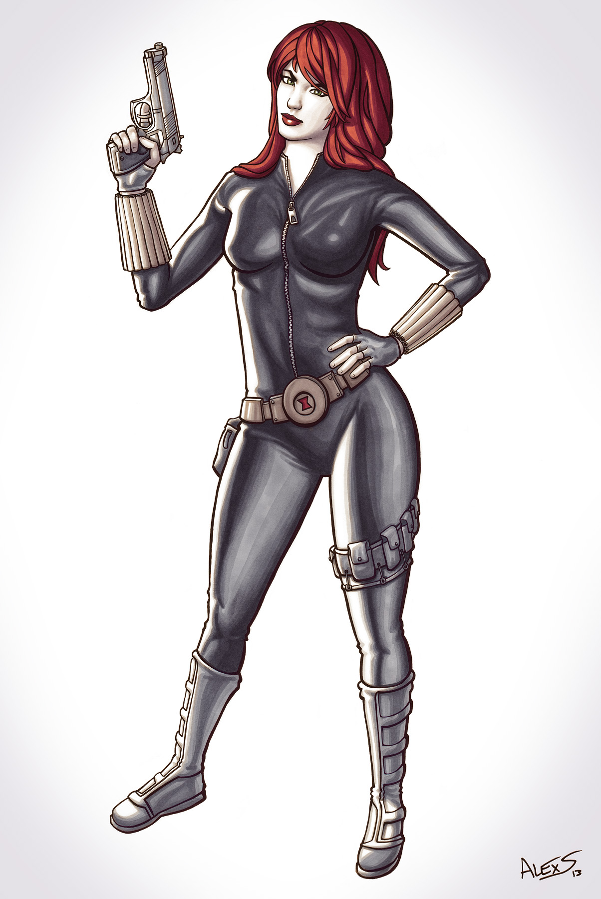 Black Widow markers