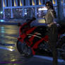 Claire Redfield-Biker girl in the night