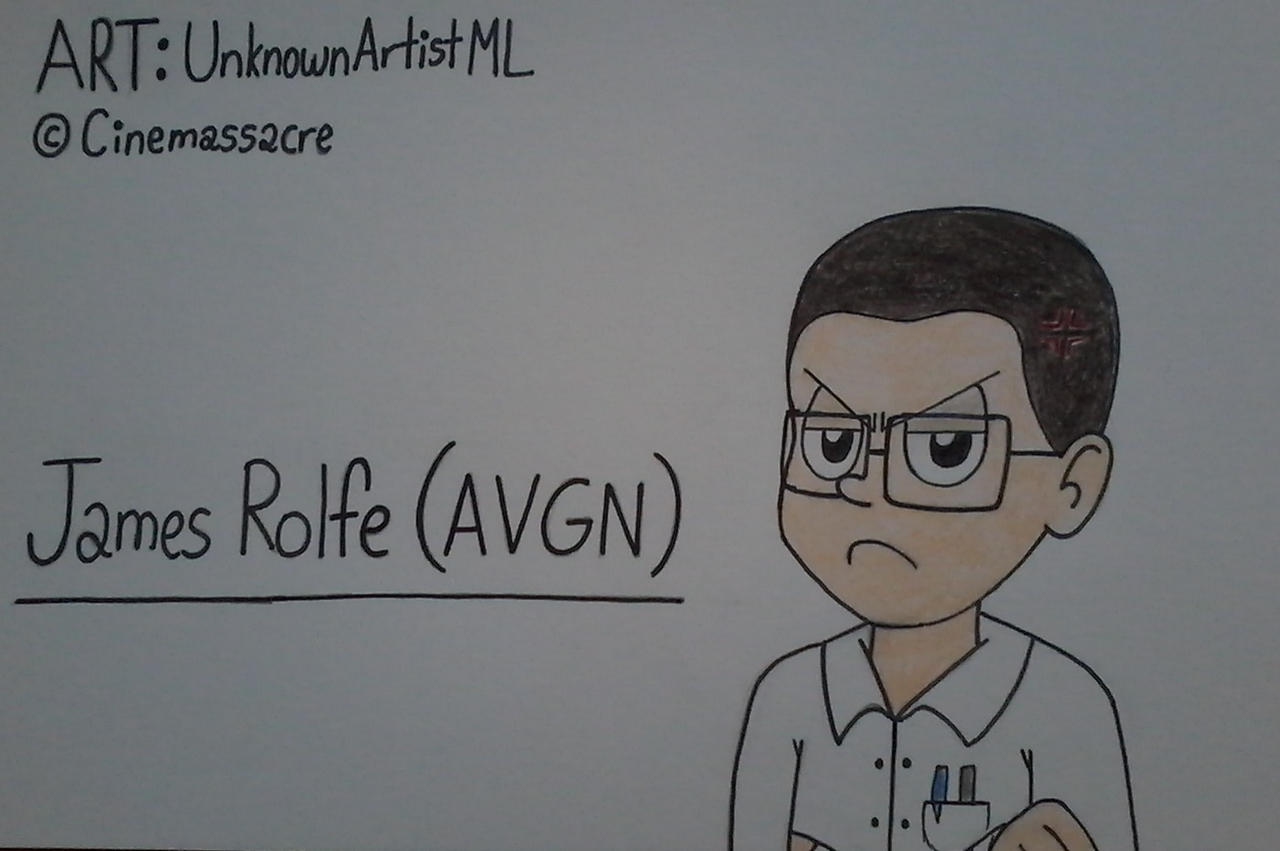James Rolf James Rolfe (a.k.a. Angry Video Game Nerd) by UnknownArtistML on DeviantArt