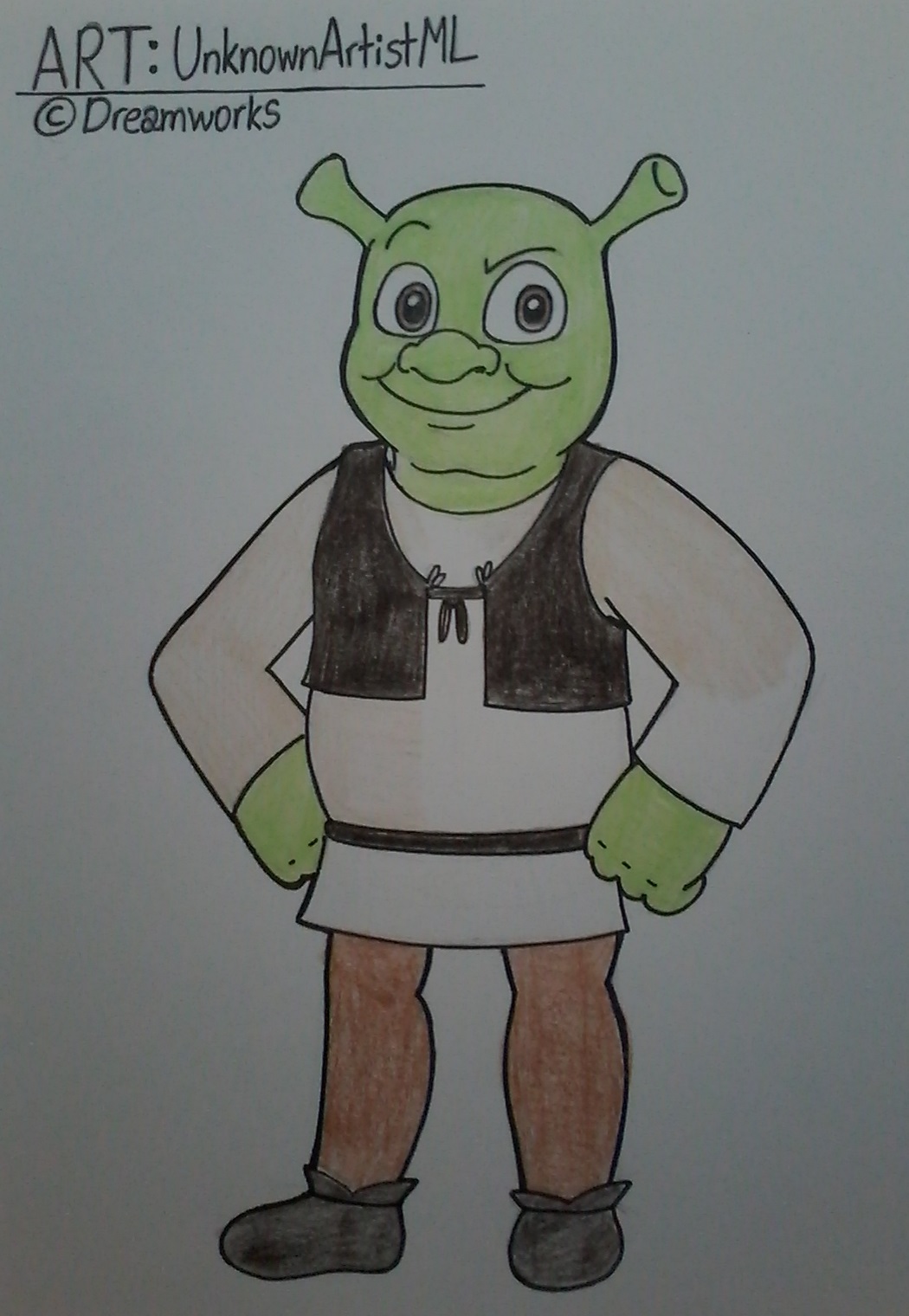 FULL RENDER: Shrek by UnknownArtistML on DeviantArt
