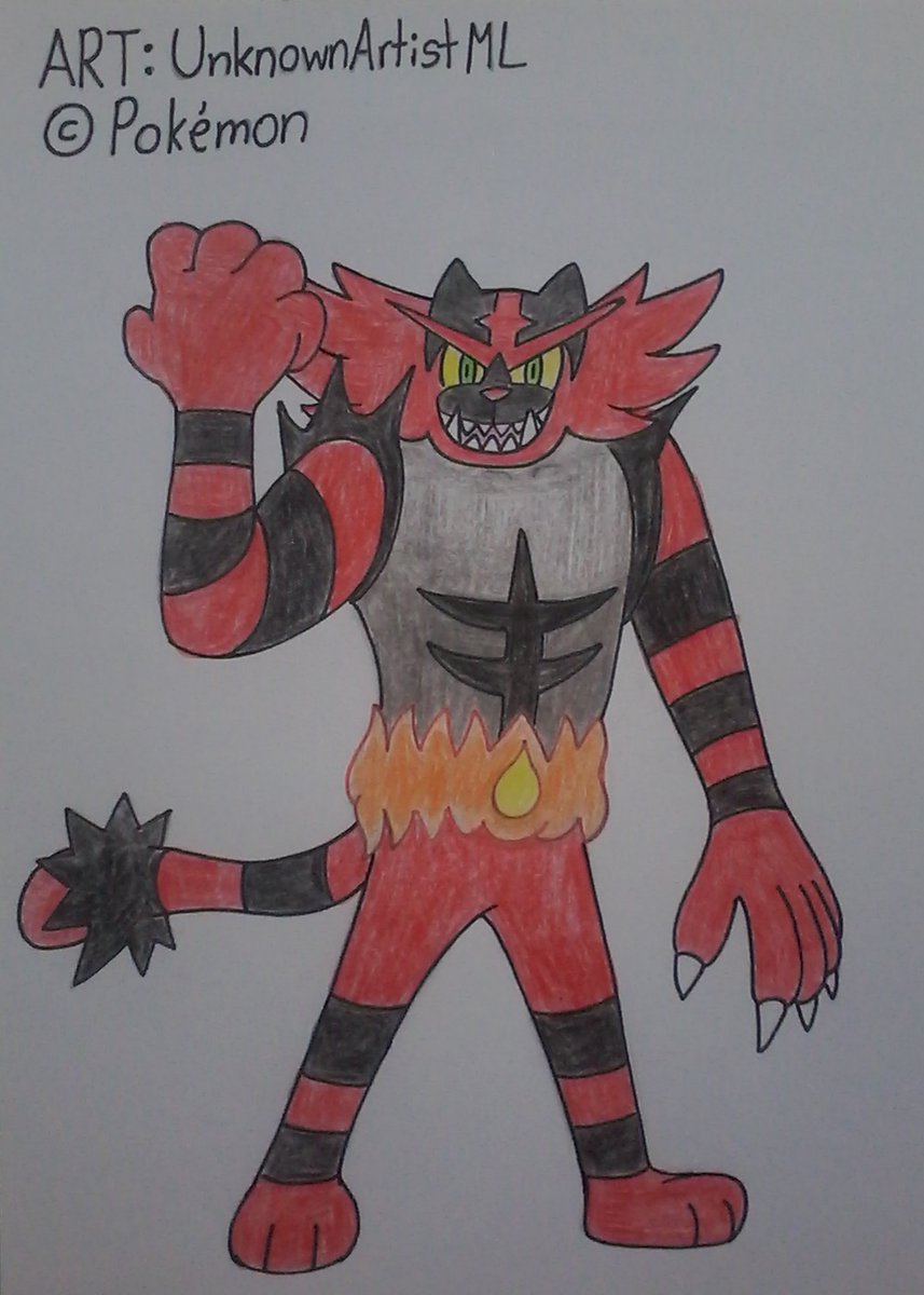 FULL RENDER: Incineroar by UnknownArtistML on DeviantArt
