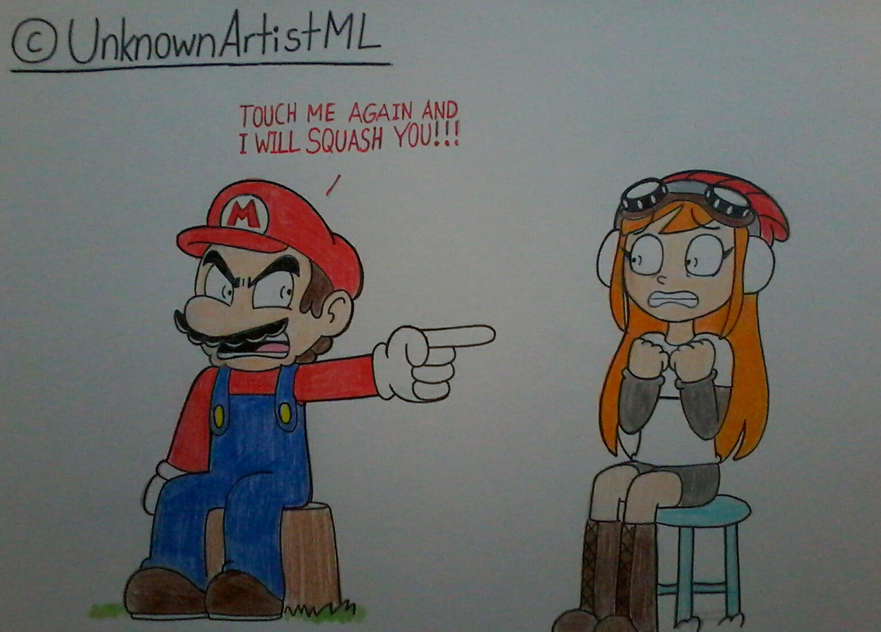 SMG4 Mario's quote - GO TOUCH GRASS NOW!!! by jessecota1738 on DeviantArt