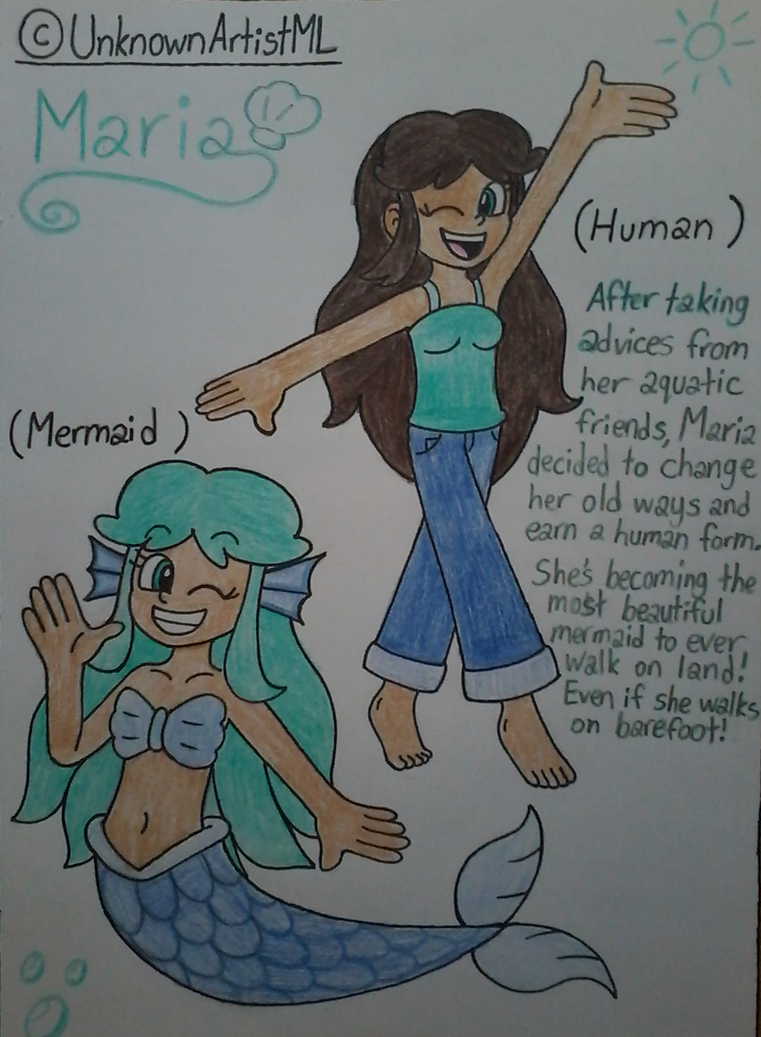 Maria My Mermaid OC 2023 By UnknownArtistML On DeviantArt Maria my mermaid oc 2023 by unknownartistml on deviantart