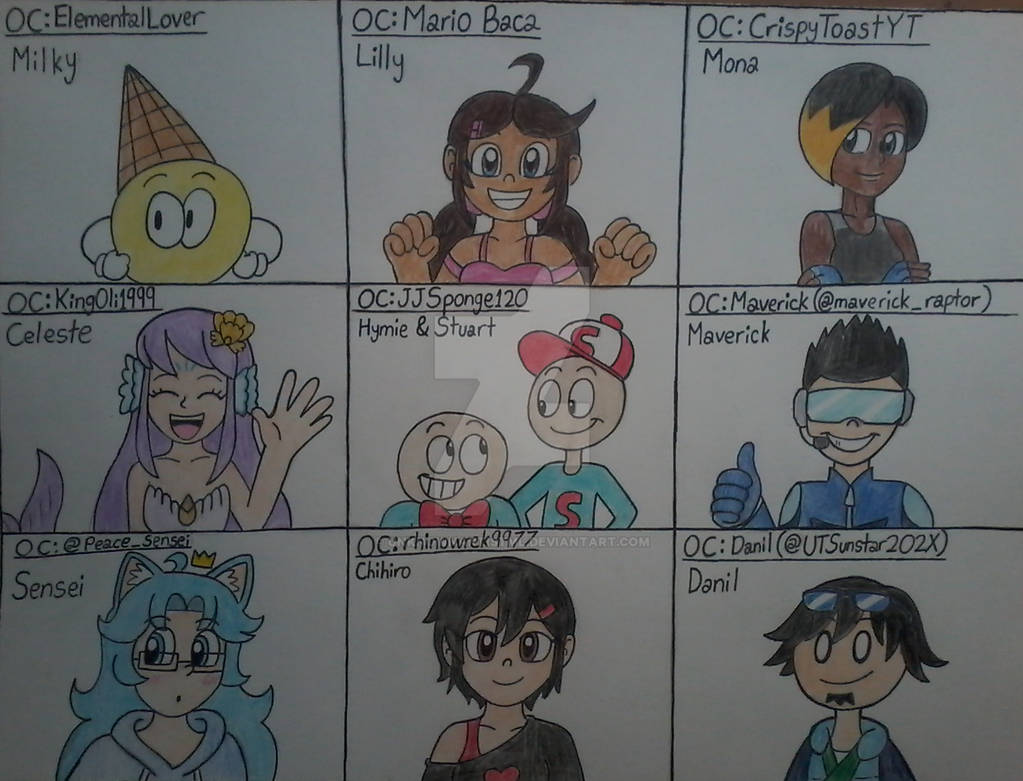 Draw Your Mutuals OCs 2023 (PART 2) by UnknownArtistML on DeviantArt