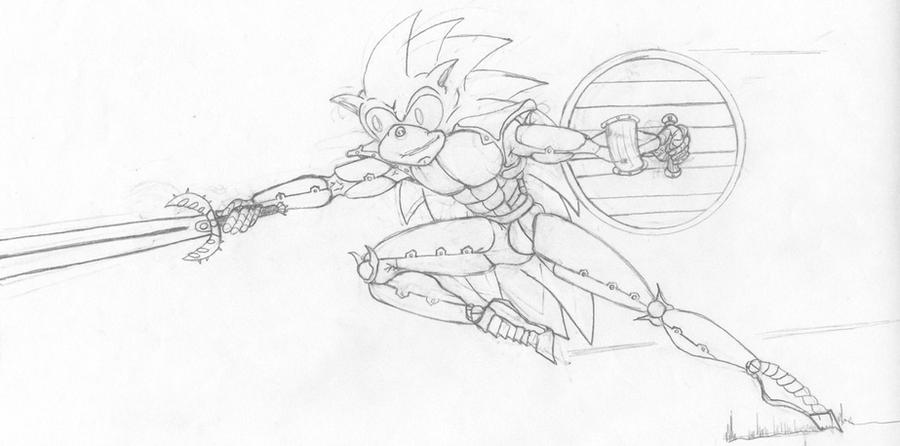 sonic in armor