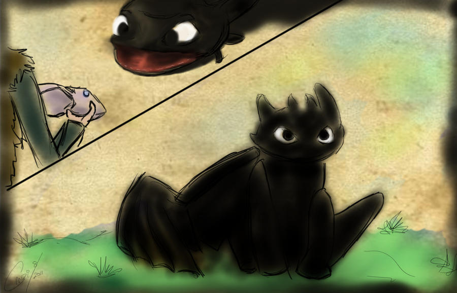 Toothless Vagrant Toothless by wikdValkyrie on DeviantArt