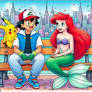 Ash and Ariel in the City (A.I. Art 2)