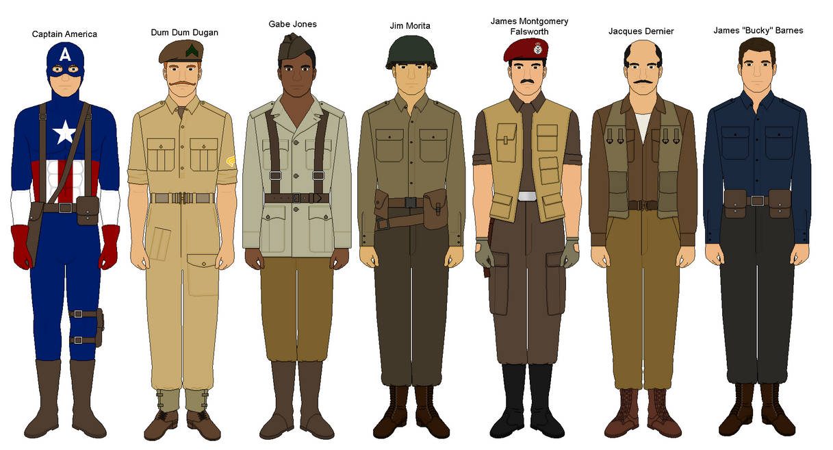 Howling Commandos Sticker Howling Commandos by GrandAdmiralThrawn55 on DeviantArt