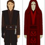 Anakin falls to the Dark Side