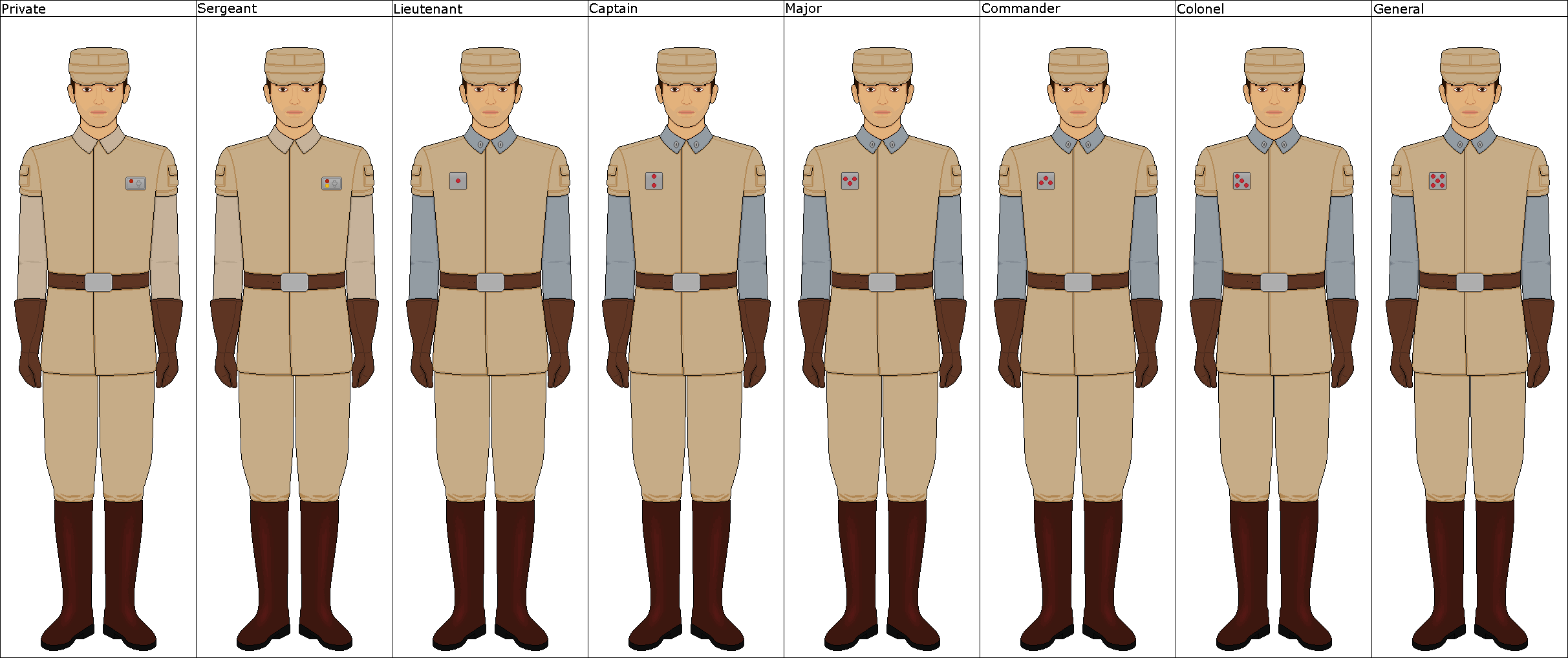 New Republic Service Uniforms