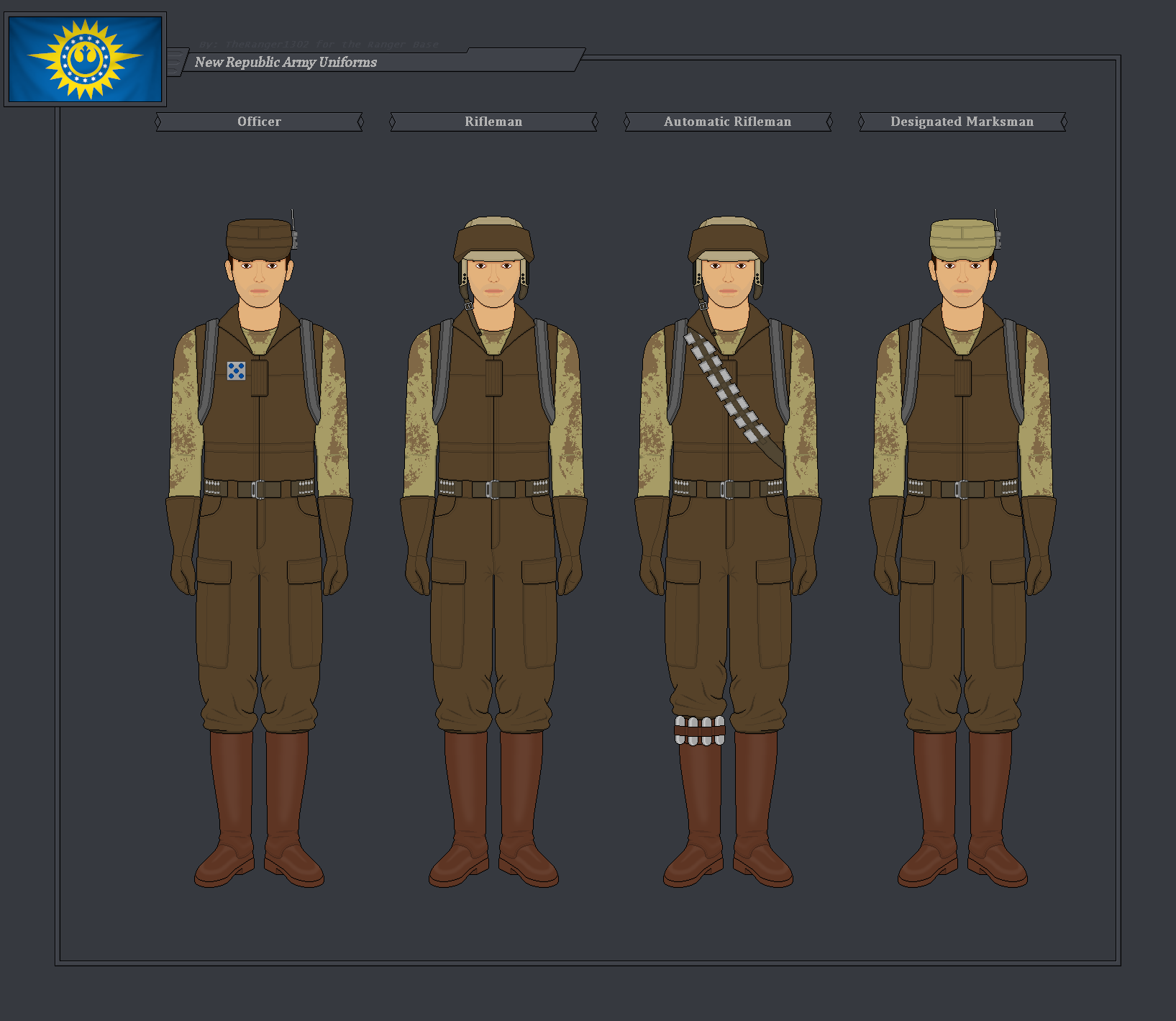 New Republic Army Uniforms (Forrest Brown)