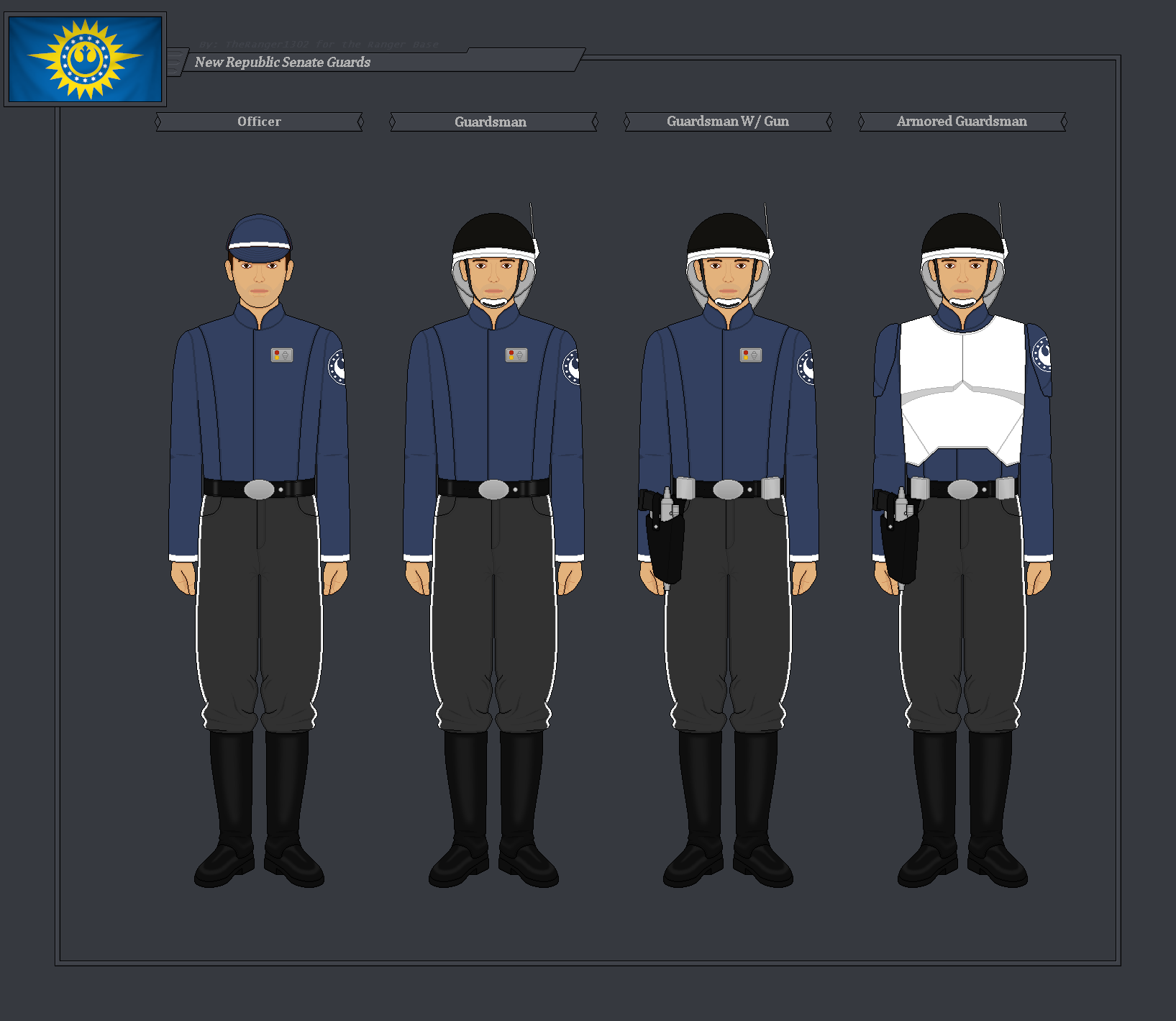New Republic Senate Guards by GrandAdmiralThrawn55 on DeviantArt