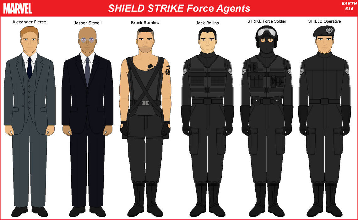 Shield Team Script SHIELD STRIKE Force Agents by GrandAdmiralThrawn55 on DeviantArt