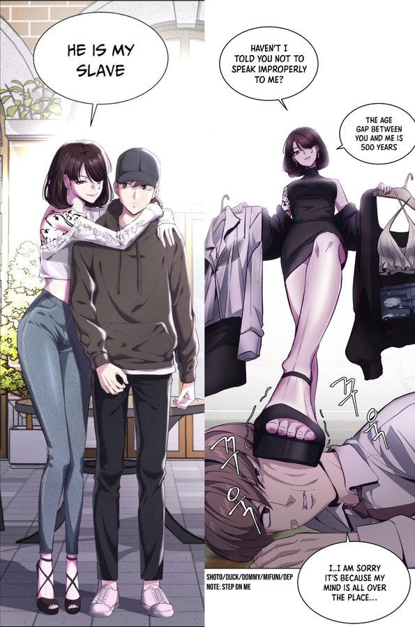 Foot On Head Femdom Manhwa by FemdomAnimeSource on DeviantArt