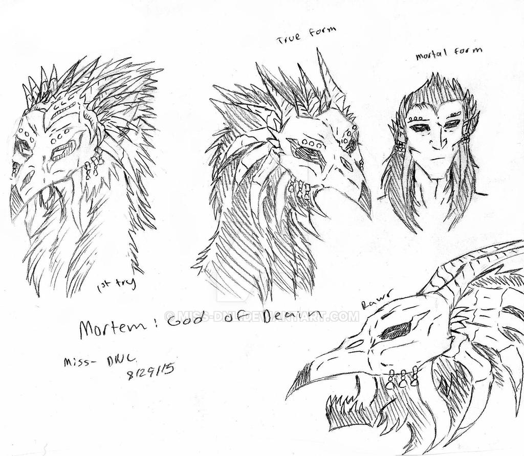 God of Death: Mortem (Head Sketches)