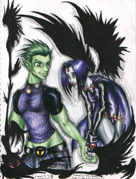 Raven and Beast Boy