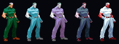 Capcom Yamazaki - Alternate Colors by siil3ntj on DeviantArt