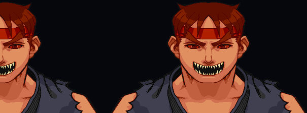 Evil Ryu Marvel Vs Capcom Portrait by siil3ntj on DeviantArt