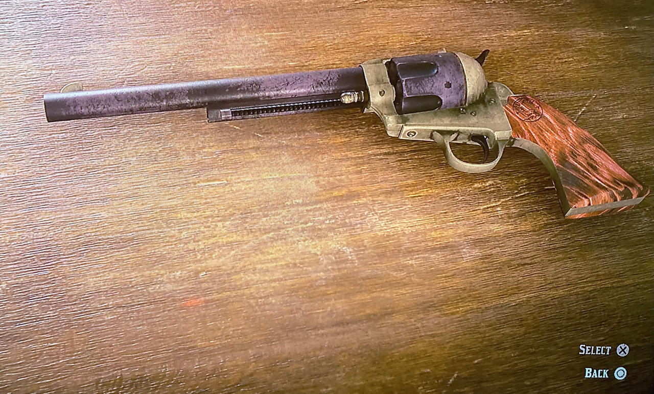 RDR2 - The Good The Bad And The Ugly Pistol by siil3ntj on DeviantArt