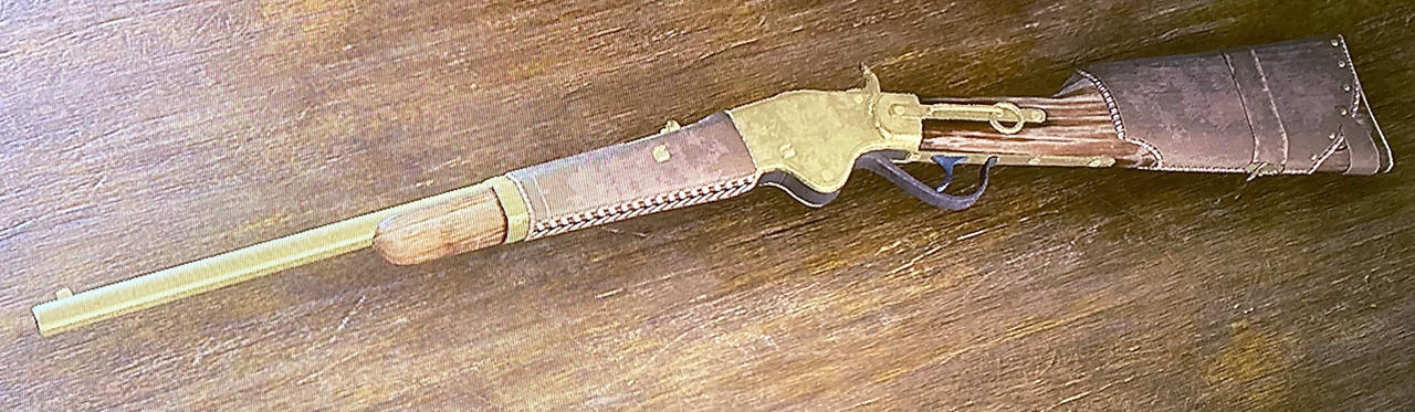 Red Dead Redemption 2 - Golden Carbine Repeater by siil3ntj on DeviantArt