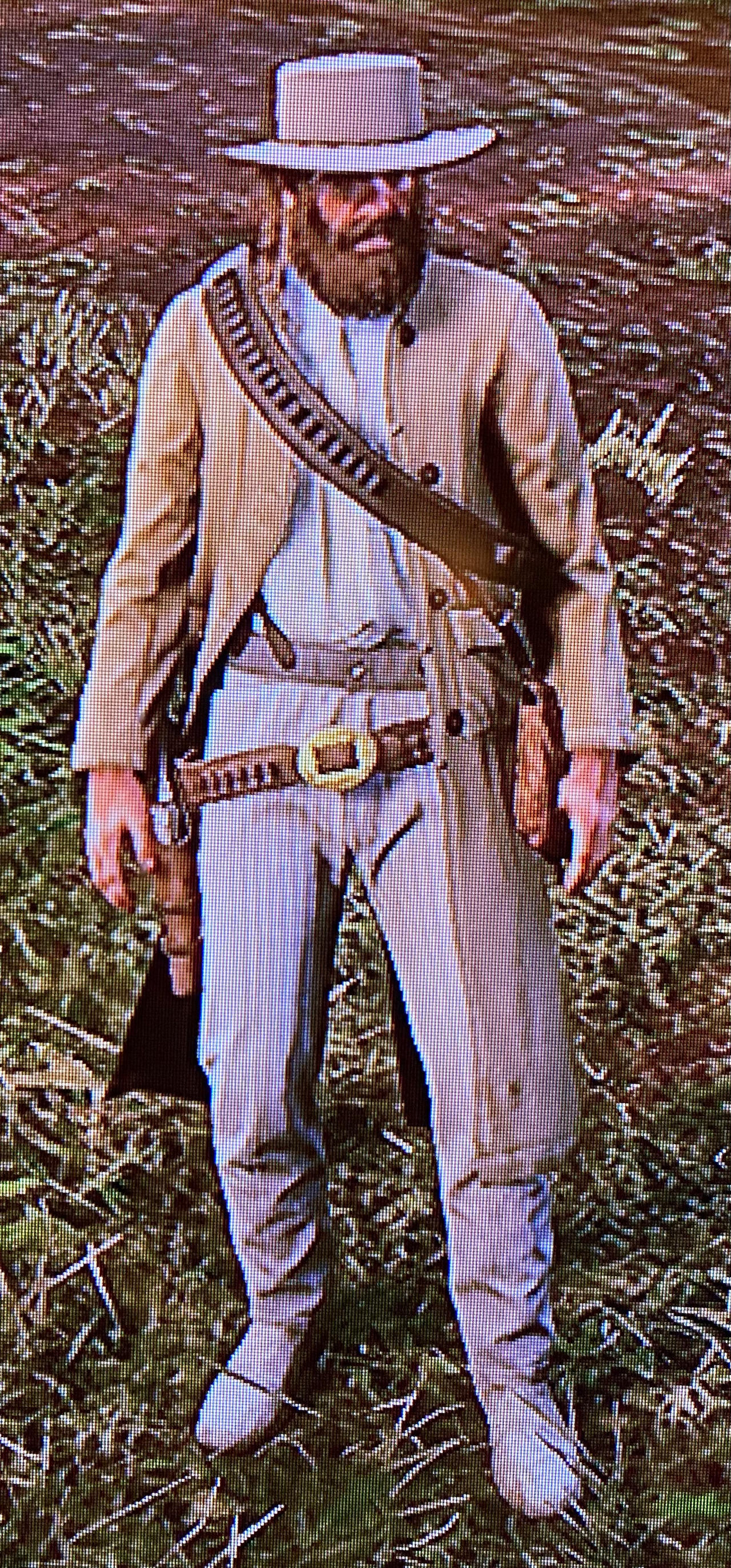 Red Dead Redemption 2 - All White Outfit by siil3ntj on DeviantArt