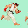 Street Fighter Alpha Ryu - Run Animation