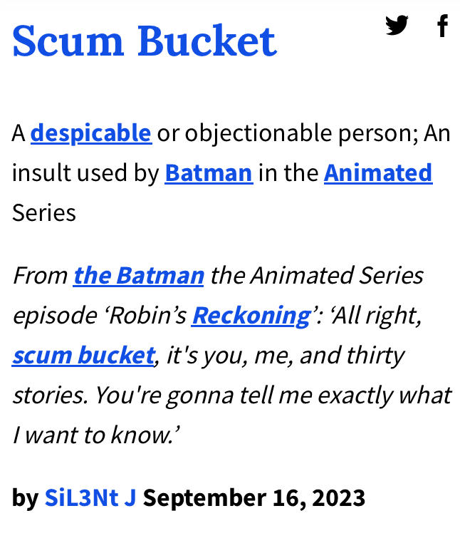 Scum Bucket - definition by siil3ntj on DeviantArt