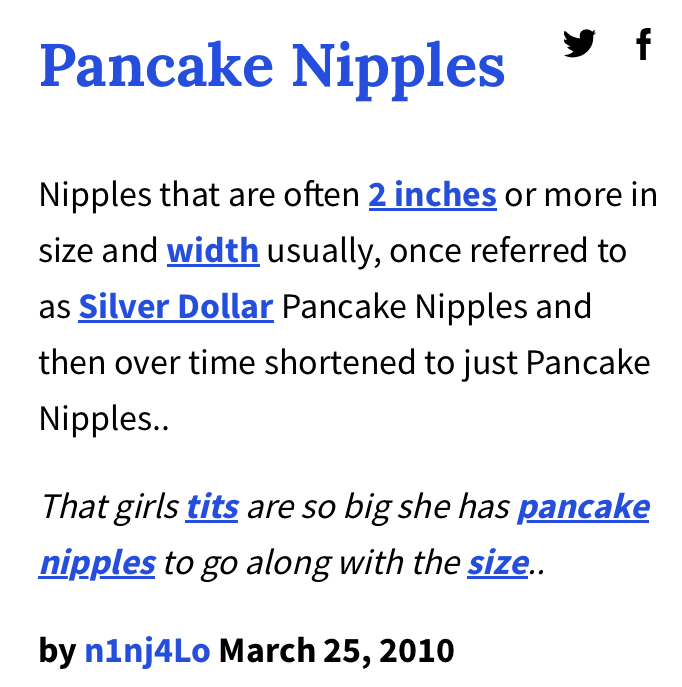 Pancake Nipples - slang meaning by siil3ntj on DeviantArt