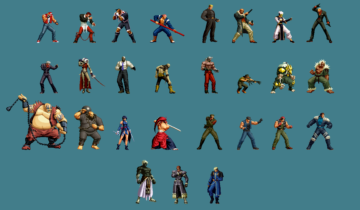 The king of fighters Kyo-1 sprite sheet by bermudez450 on DeviantArt