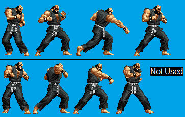 Light Punch Keyframes SNK Gouken - Standing Light Punch by siil3ntj on DeviantArt