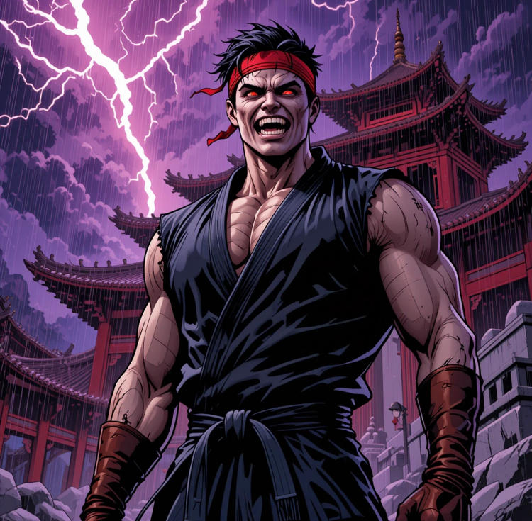 Evil Ryu Move List Evil Ryu 3 by siil3ntj on DeviantArt