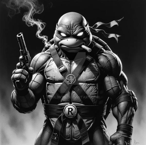 Maskless Raphael Raphael by siil3ntj on DeviantArt