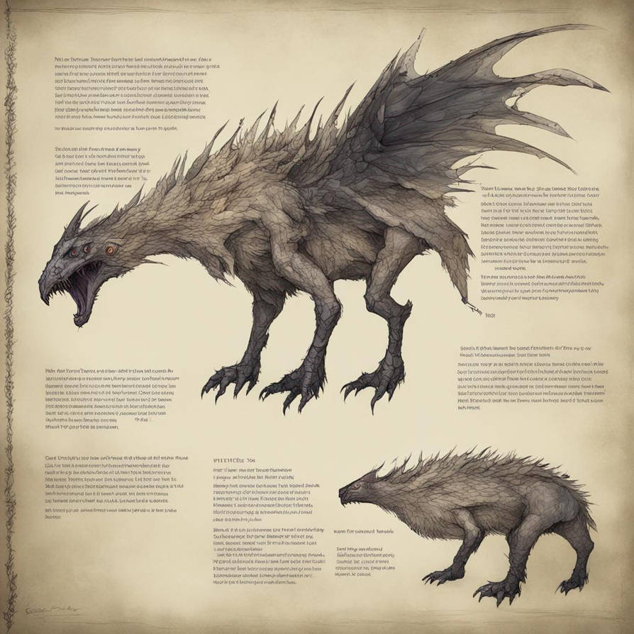 Field Guide Bestiary Bestiary Entry 1 by chrismokelky222 on DeviantArt