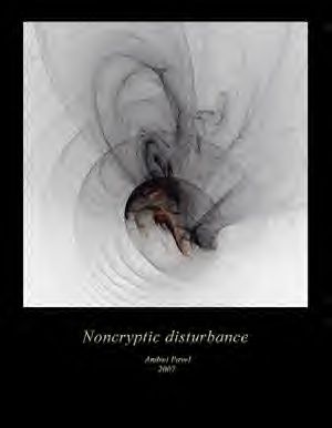 Noncryptic disturbance by Sfin