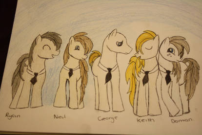 Celtic Thunder as Ponies