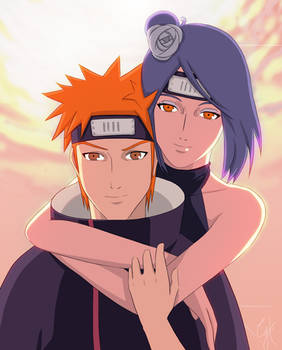 Yahiko and Konan