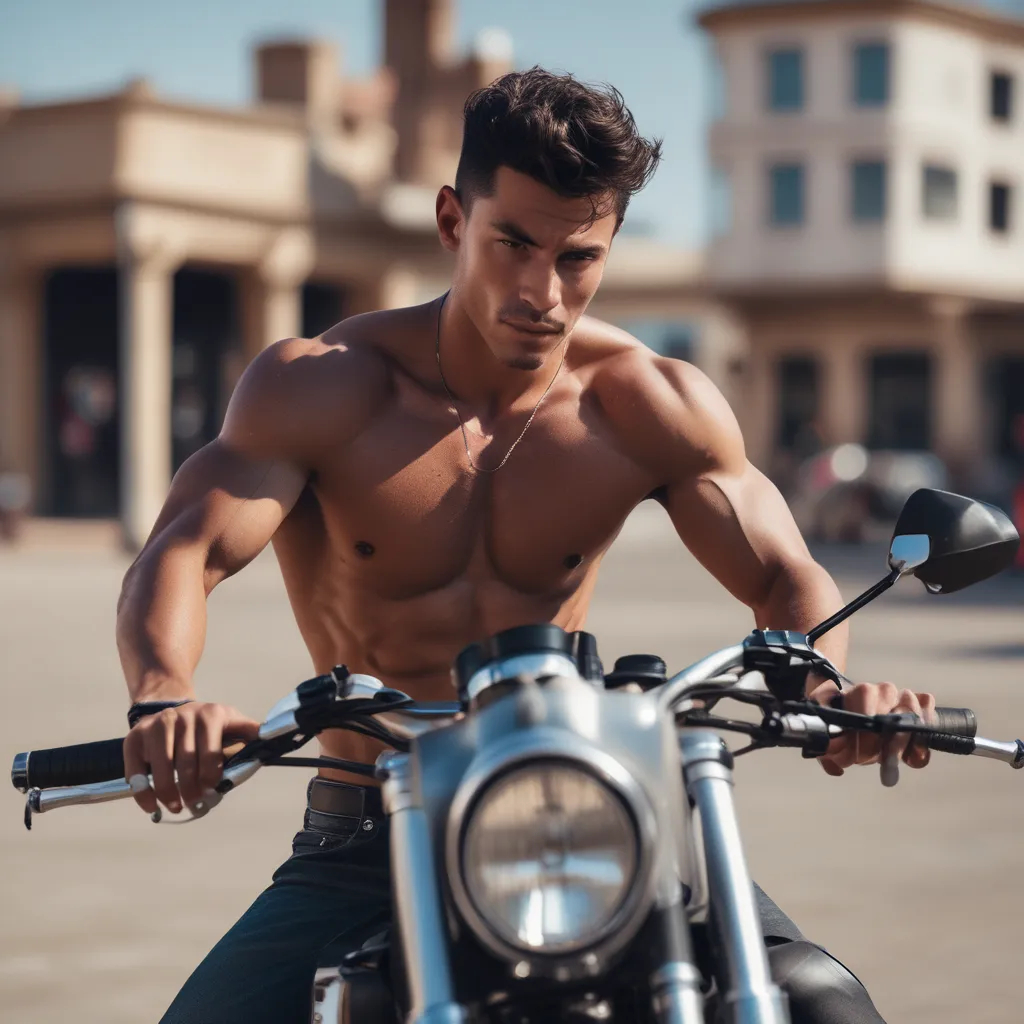 Hot biker