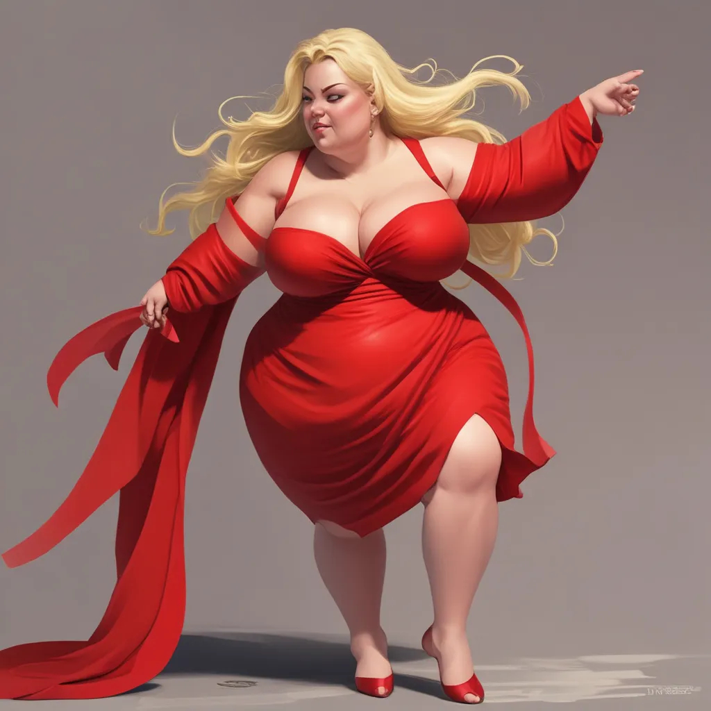 Big woman with big boobs and big hips