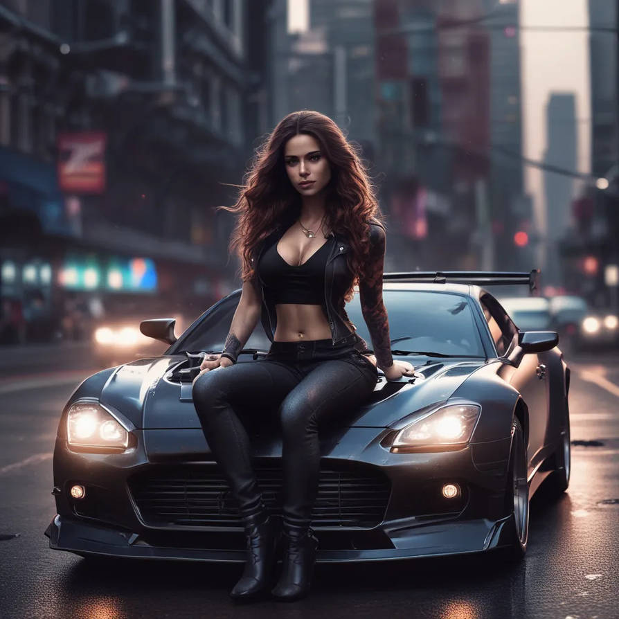 Deviantart Woman Car Sexy woman and car by inakigodoy on DeviantArt