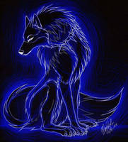 Glowing Wolf