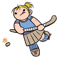 Field Hockey Girl